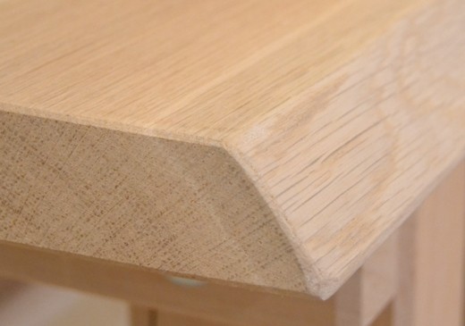 Drevený stôl dubový hrúbka masívu 4,5 cm 