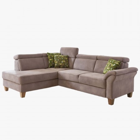 Rohová sedačka Arnga - roh v levo ( šedá ) , Rohové sedačky- 2