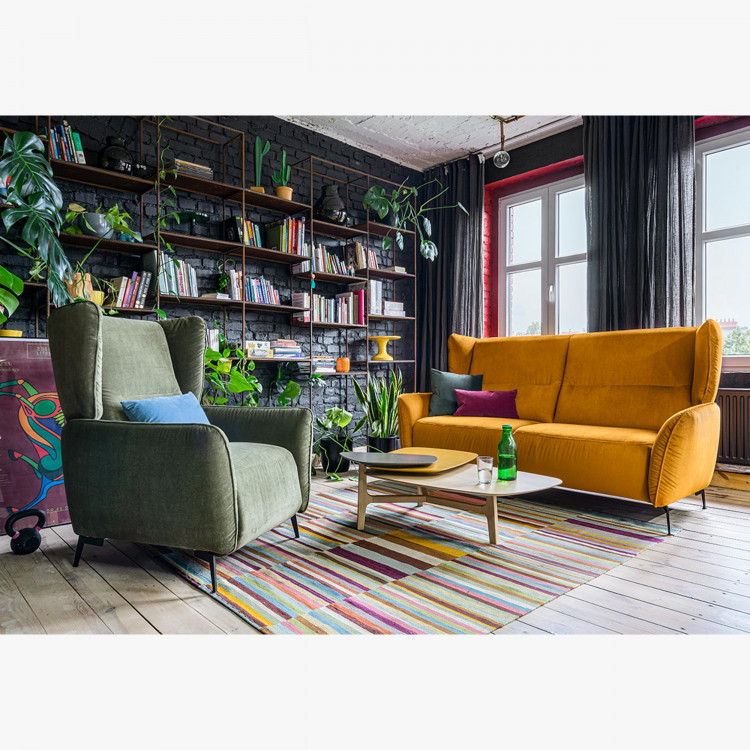 Sedačka trojka na kovových nožičkách, Lorien , Obývák- 2