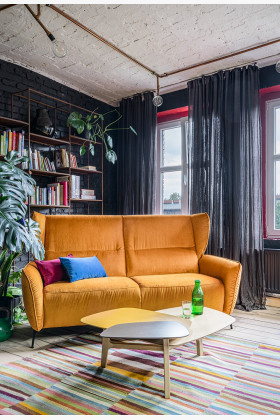 Sedačka dvojka na kovových nožičkách, Lorien , Obývák- 1 2