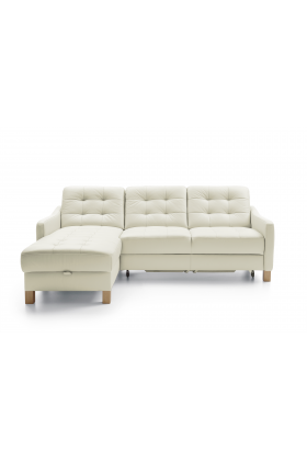 Kožená rohová sedačka G105, funkce spaní Malmo , Sedačky- 1 2