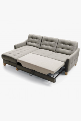 Kožená rohová sedačka G170, funkce spaní Malmo , Sedačky- 1 2