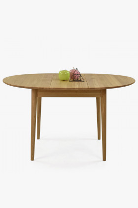Kulatý rozkládací stôl z masívu dub ø 100 cm