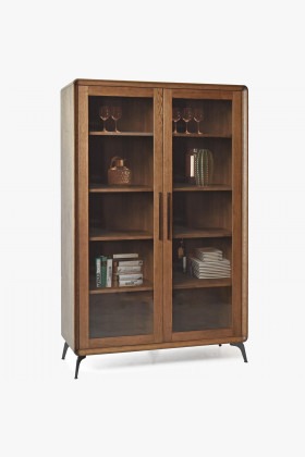 Dvojdverová vitrína Lisabon farba orech