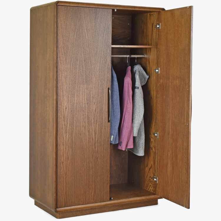 2 dveřová skříň barva ořech, Lisabon , Šatní skříně- 2