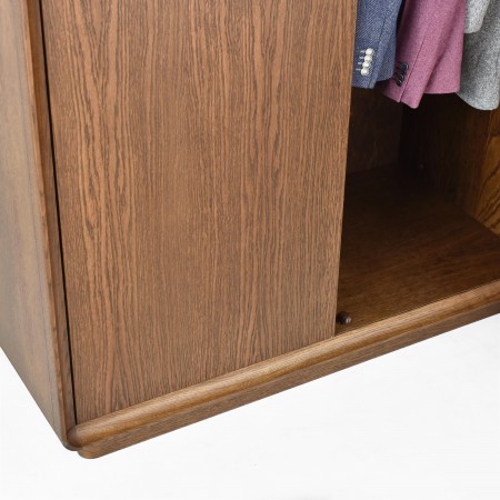 2 dveřová skříň barva ořech, Lisabon , Šatní skříně- 5