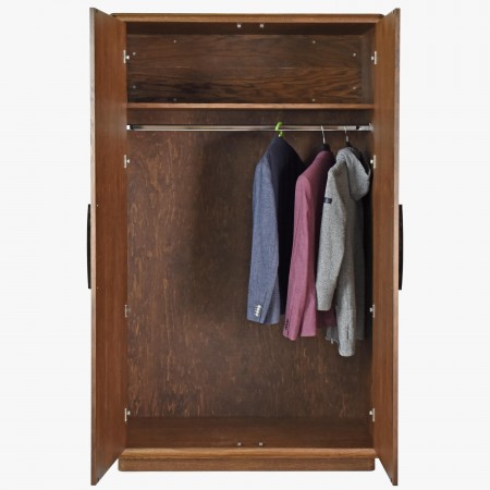 2 dveřová skříň barva ořech, Lisabon , Šatní skříně- 4