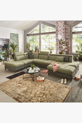 Sedačka v tvare U s funkciami Carolina