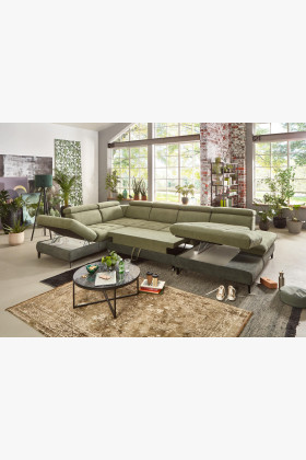 Plánovací sedací souprava do U s funkcemi Carolina , Sedačky- 1 2