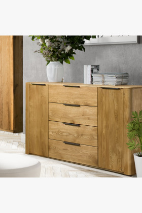 Dubová komoda do ložnice, Texas 49 , Komody- 1 2