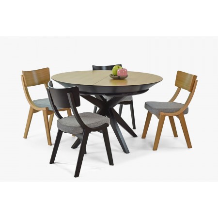 Černá dřevěná židle , Jídelní židle- 7