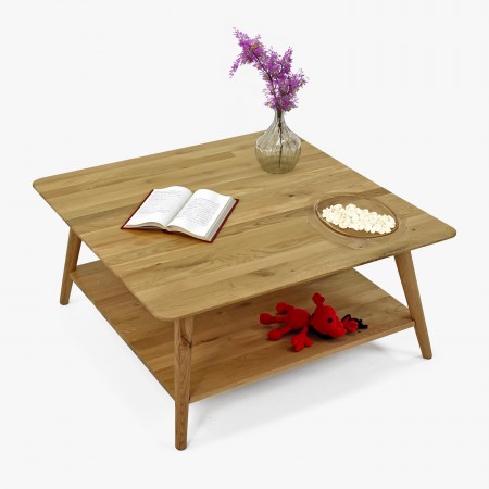 Dubový konferenční stolek s policí , Konferenční stolky- 1