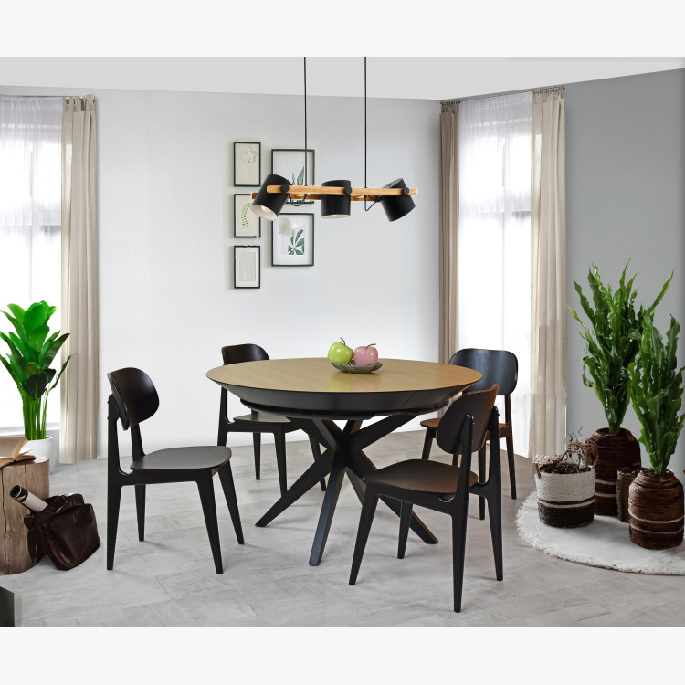 Celo dřevěná dubová židle , Jídelní židle- 7