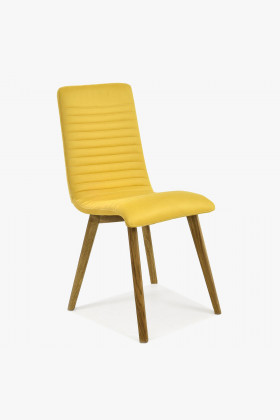 Moderná jedálenská stolička dub - žltá, Arosa - Lara