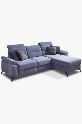 Sedačka s funkciou relaxu roh vpravo