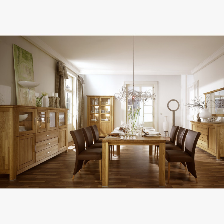 Masivní jídelní stůl dubový, Alexandra 210 x 100 , Jídelní stoly- 5