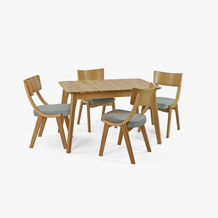 Rozkládací stůl z masívu 120 x 80 , Jídelní stoly- 12