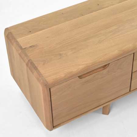 Televizní komoda , masiv dub bílý na nožičkách , TV stolky, Tv Komody- 8