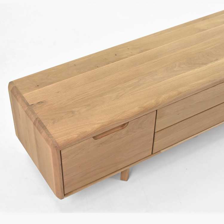 Televizní komoda , masiv dub bílý na nožičkách , TV stolky, Tv Komody- 9