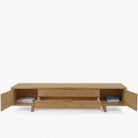 Televizní komoda , masiv dub bílý na nožičkách , TV stolky, Tv Komody- 2