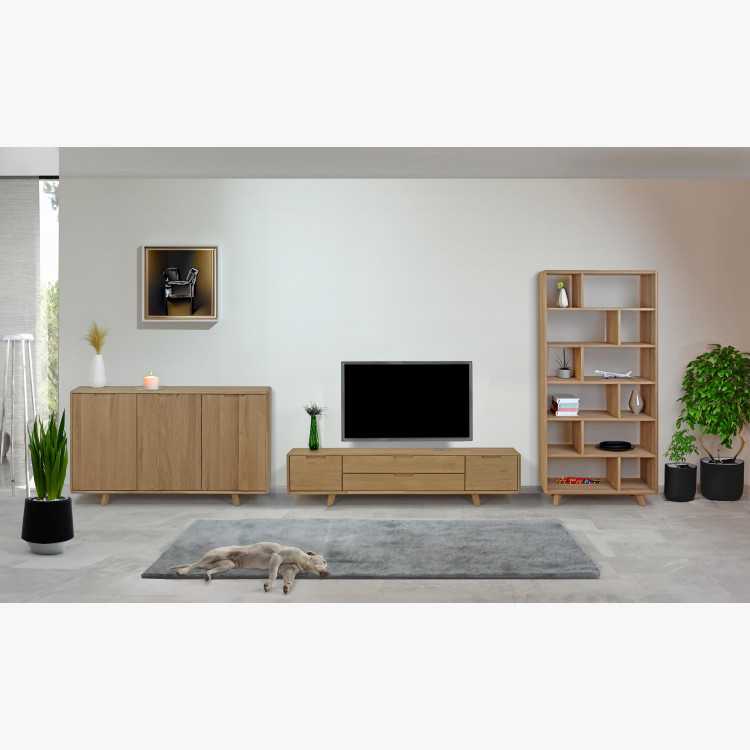 Televizní komoda , masiv dub bílý na nožičkách , TV stolky, Tv Komody- 13