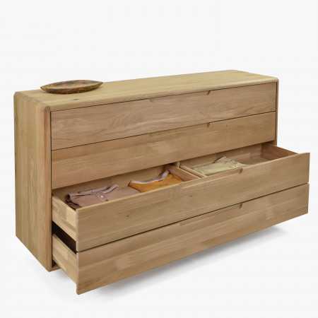 Komoda dub bílý do ložnice se šuplíky. , Komody- 2