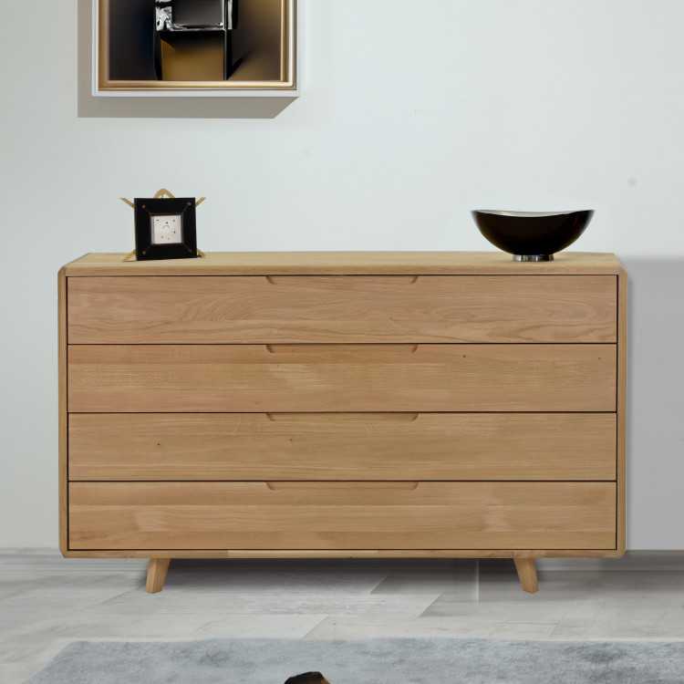 Komoda dub bílý do ložnice se šuplíky. , Komody- 6