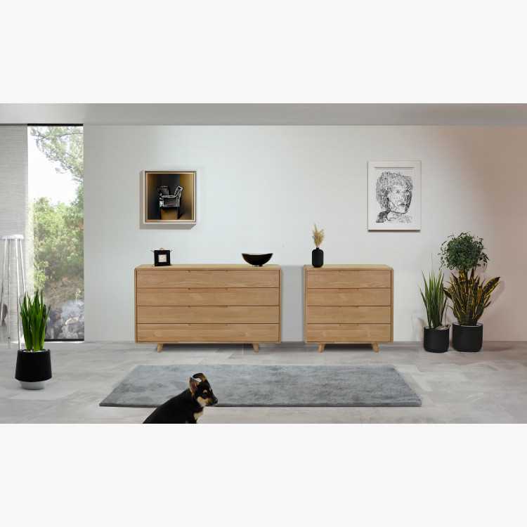 Komoda dub bílý do ložnice se šuplíky. , Komody- 8