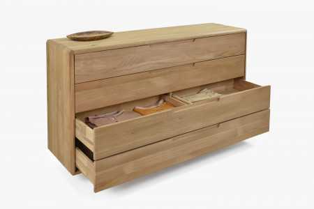 Komoda dub bílý do ložnice se šuplíky. , Komody- 5