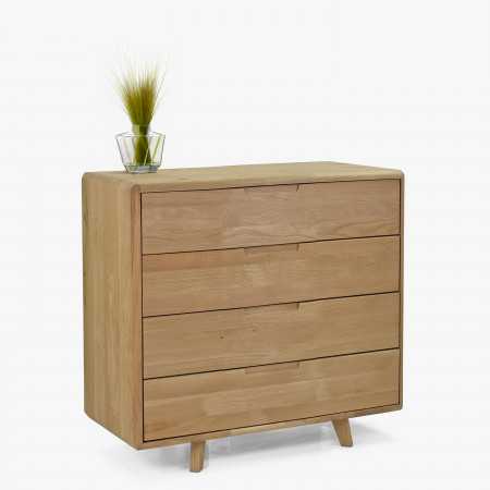 Komoda masív dub bílý do ložnice se šuplíky , Komody- 1