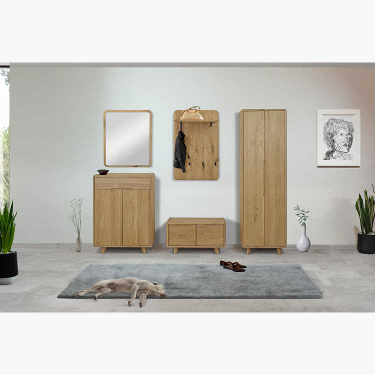 Masivní komoda na boty , dub bílý , Botníky- 11