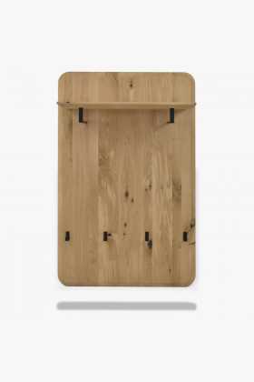 Věšákový panel z masivu dub bílý , Věšákové stěny- 1