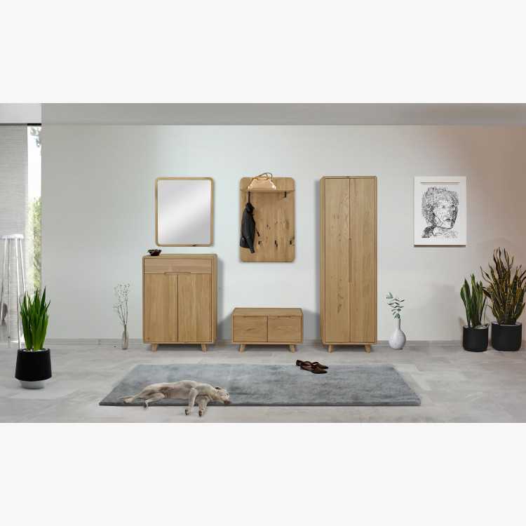 Dubové zrcadlo v barvě dub bílý , Zrcadla- 3