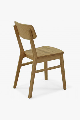 Dřevěný set 4 židlí a stolu z masiv dub , Jídelní sety- 1 2