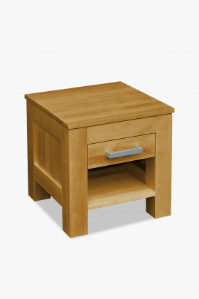Buková nočná stolík v farbe dub
