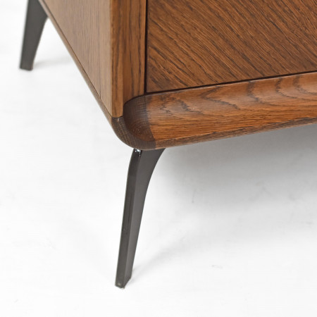 3 zásuvková komoda v barvě ořech, Lisabon , Komody- 7