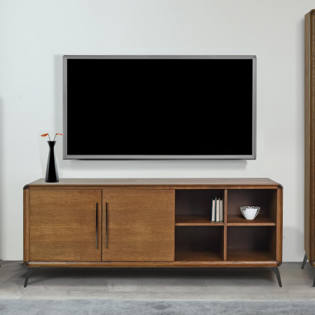 Obývací stěna lisabon barva ořech , Obývací stěny- 10