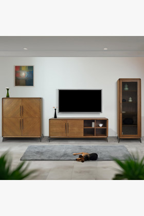 Obývacia stena lisabon farba orech