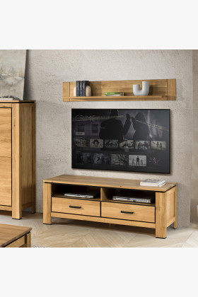 Dubová police na zeď , Poličky- 1 2