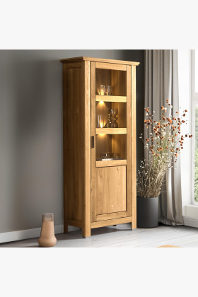 Dubová vitrína jednodverová, Alexandra 11