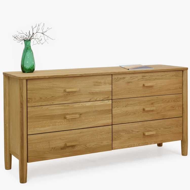 Dubová komoda z masívu šuplíková , Komody- 3