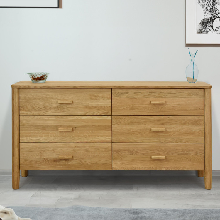 Dubová komoda z masívu šuplíková , Komody- 9