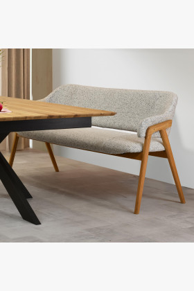 Lavice do jedálne v sivej farbe 2