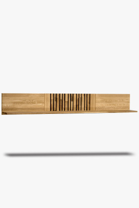 Dubová polica na stenu