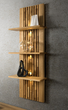 Dubový příborník na kovových nohách