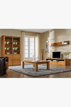 Dubová komoda dlouhá, Nice 49 barva dub ořech 2