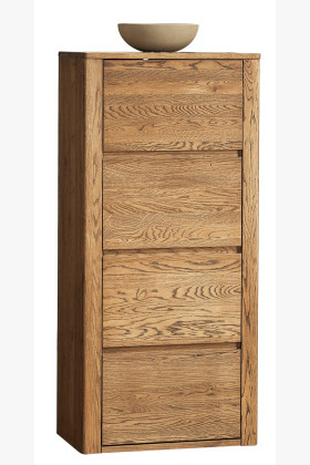 Úzká dubová komoda, Nice 50 dub ořech 2