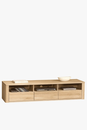 Dubová TV komoda, Nice 25 dub bianco