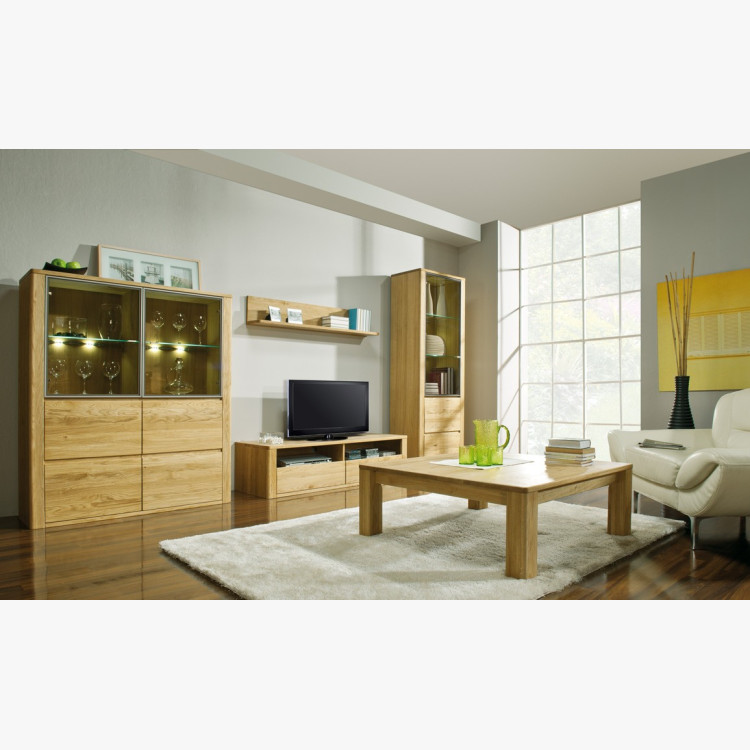 Jedno-dveřová vitrina, Nice 10 dub ořech