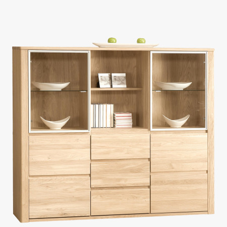 Dubový sekretář luxusní, Nice 47 dub bianco